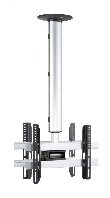 VCM Deckenhalterung Deckenhalterung schwarz silber