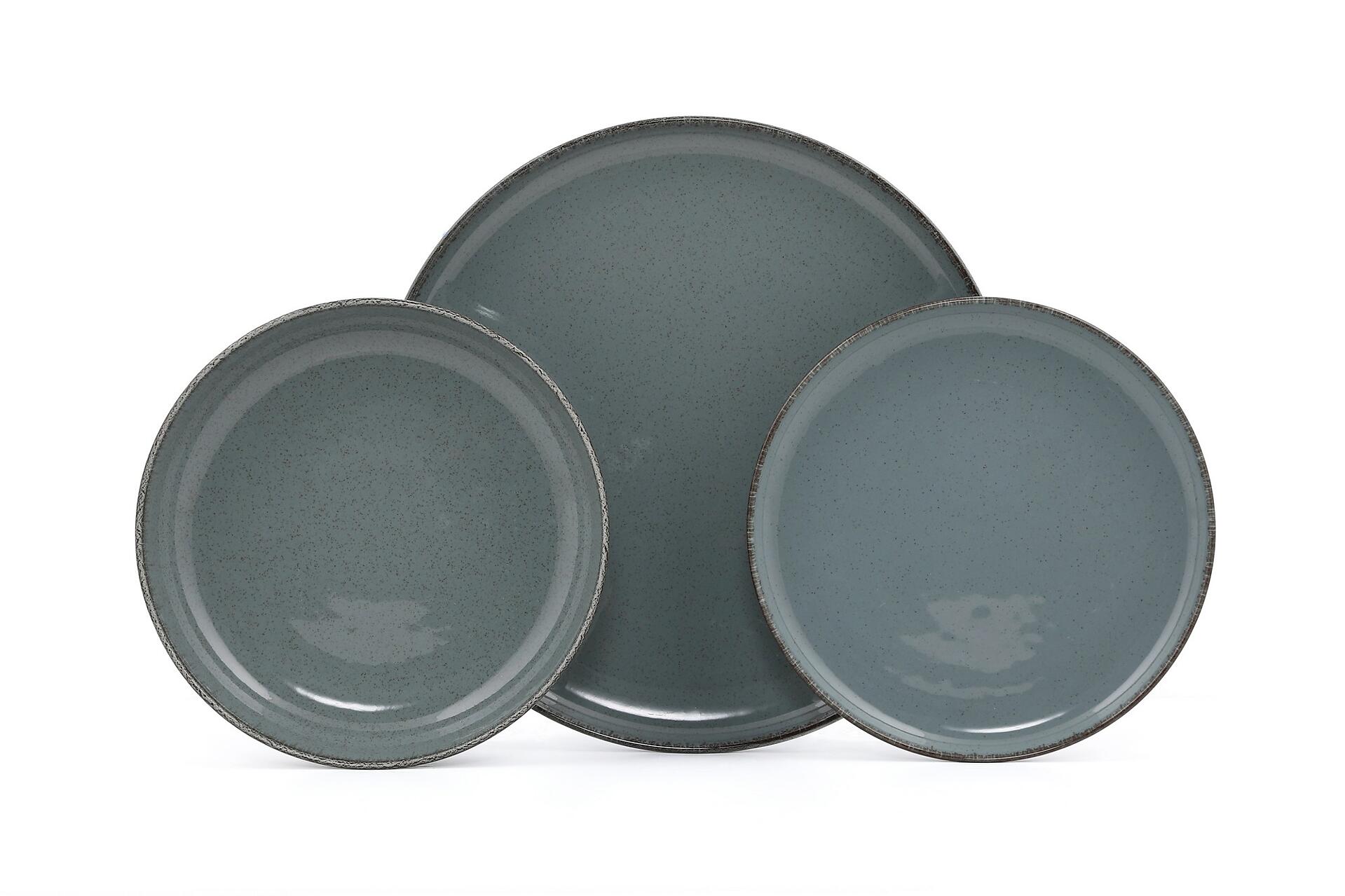 Hermia Concept Kombiservice blau Porzellan 18 tlg.