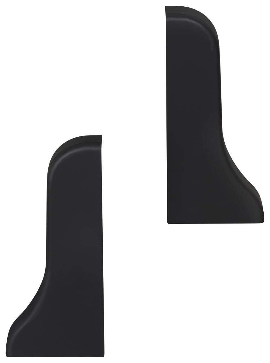 POCOline Endkappe schwarz L/B/H: ca. 2,04x0,97x4,94 cm