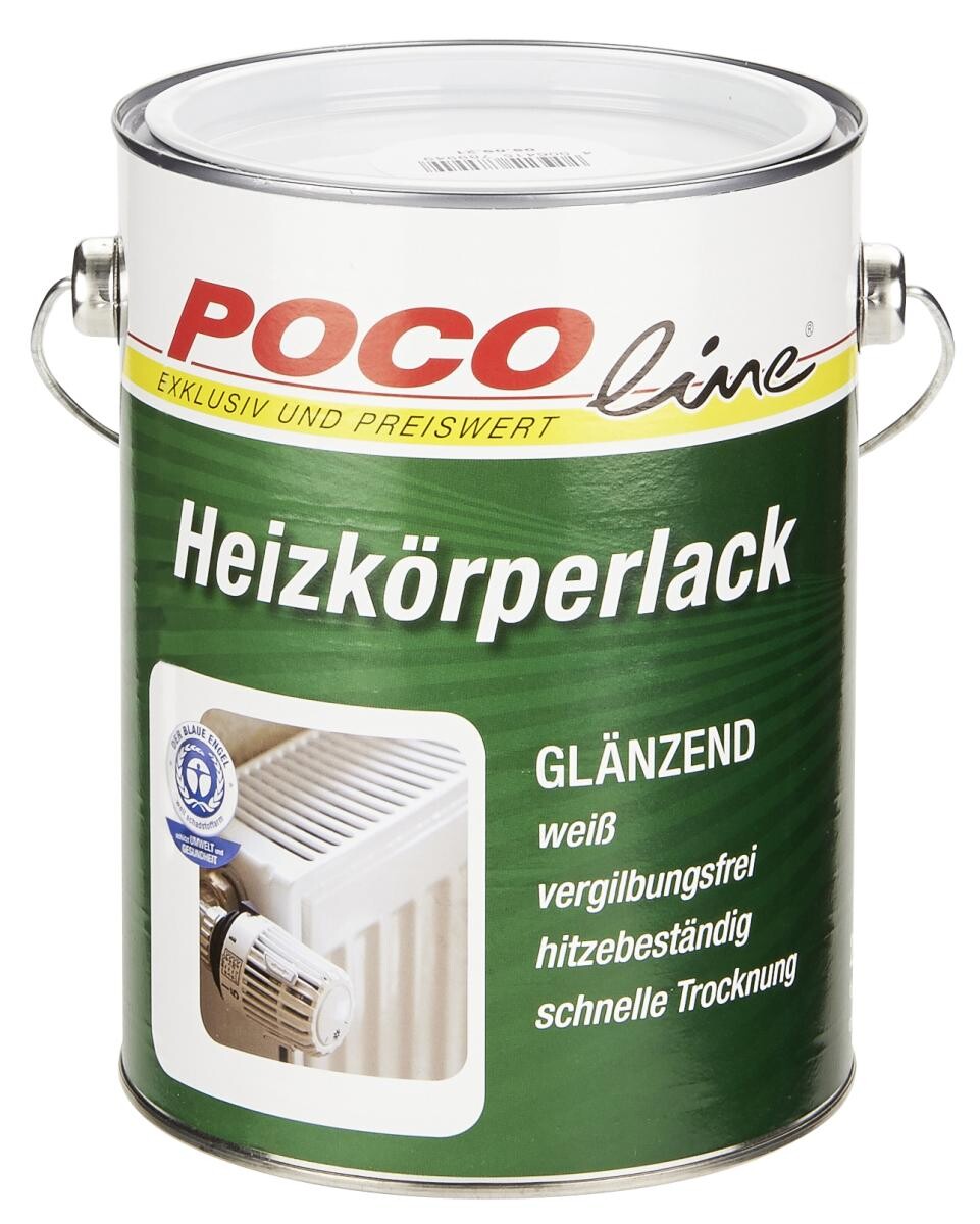 POCOline Acryl Heizkörperlack weiß glänzend ca. 2,5 l
