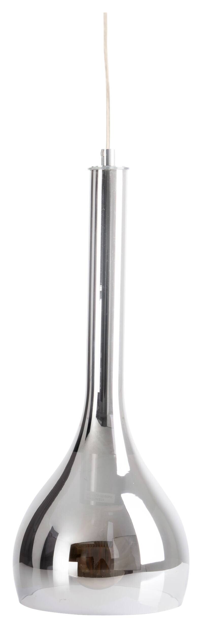 Näve Leuchten Pendelleuchte 6127097 anthrazit Glas Metall B/H/T: ca. 16x143x16 cm E27 1 Brennstellen