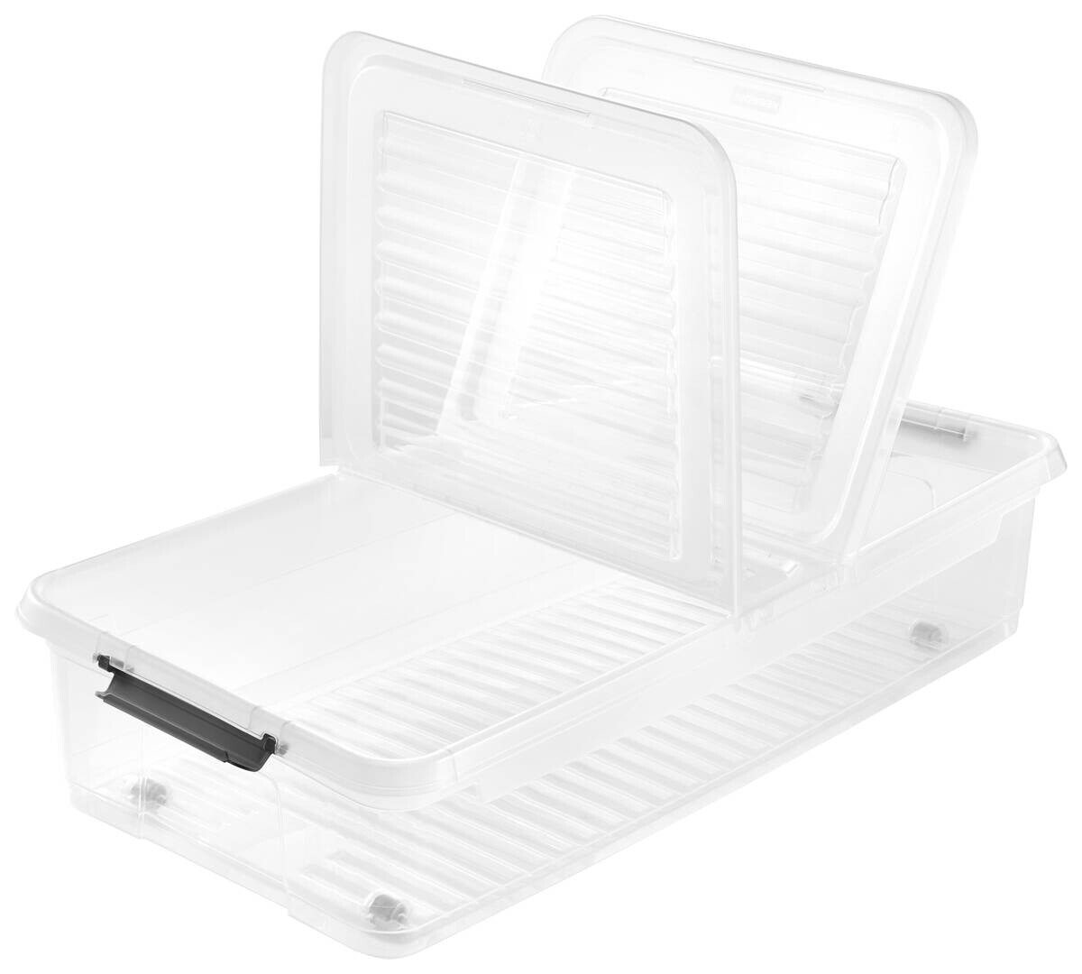 Aufbewahrungsbox transparent B/T/L: ca. 38x77x38 cm