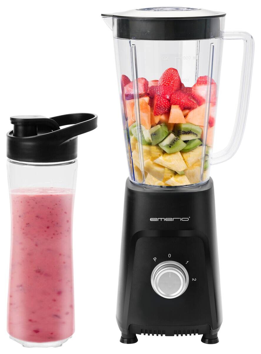 Emerio Standmixer BL-126659.3 schwarz Kunststoff B/H/T: ca. 15x34x12 cm Emerio Standmixer BL-126659.3 schwarz Kunststoff B/H/T: ca. 15x34x12 cm