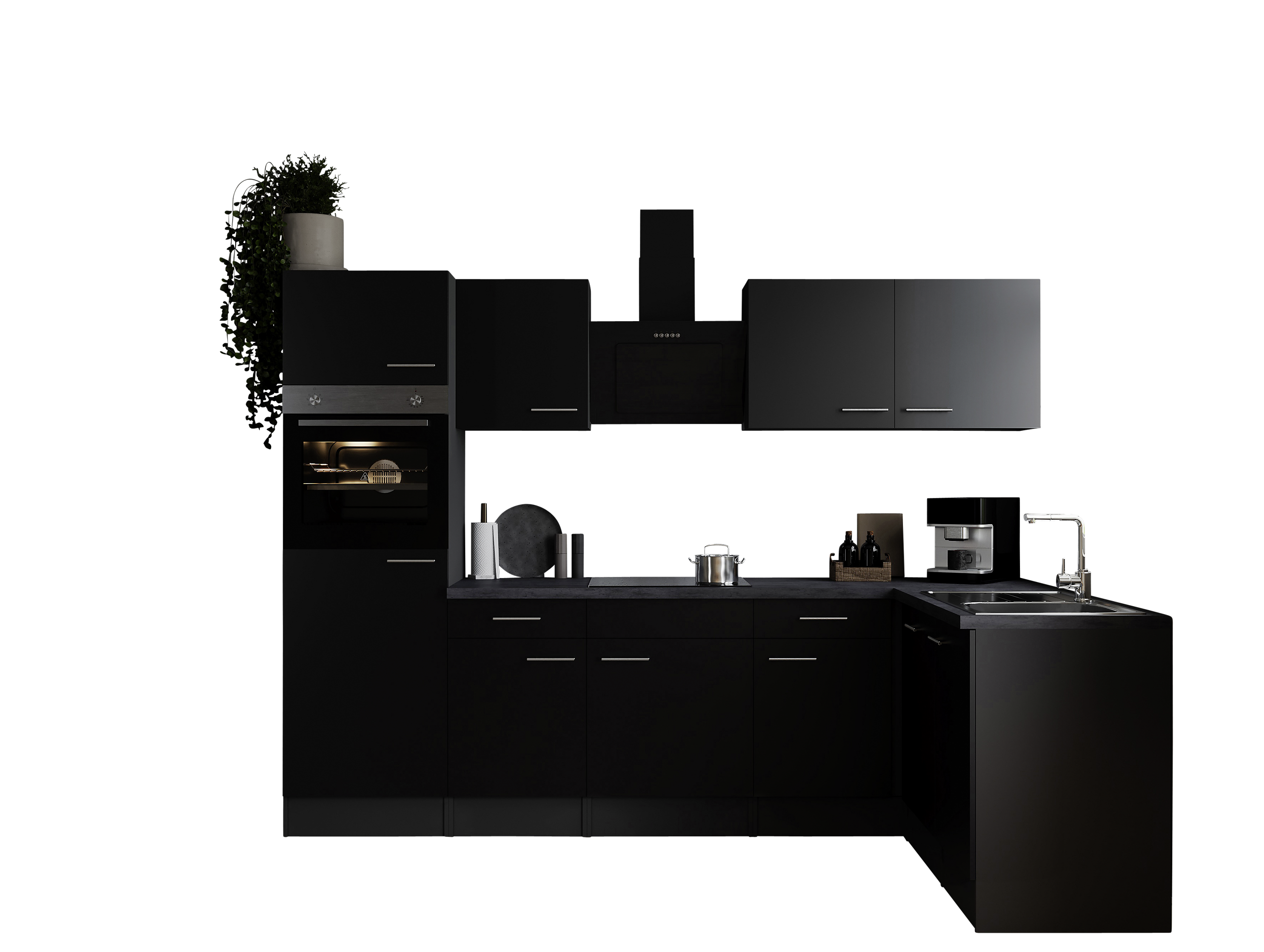 Winkelküche Oliver B/H/T: ca. 280x205x172 cm