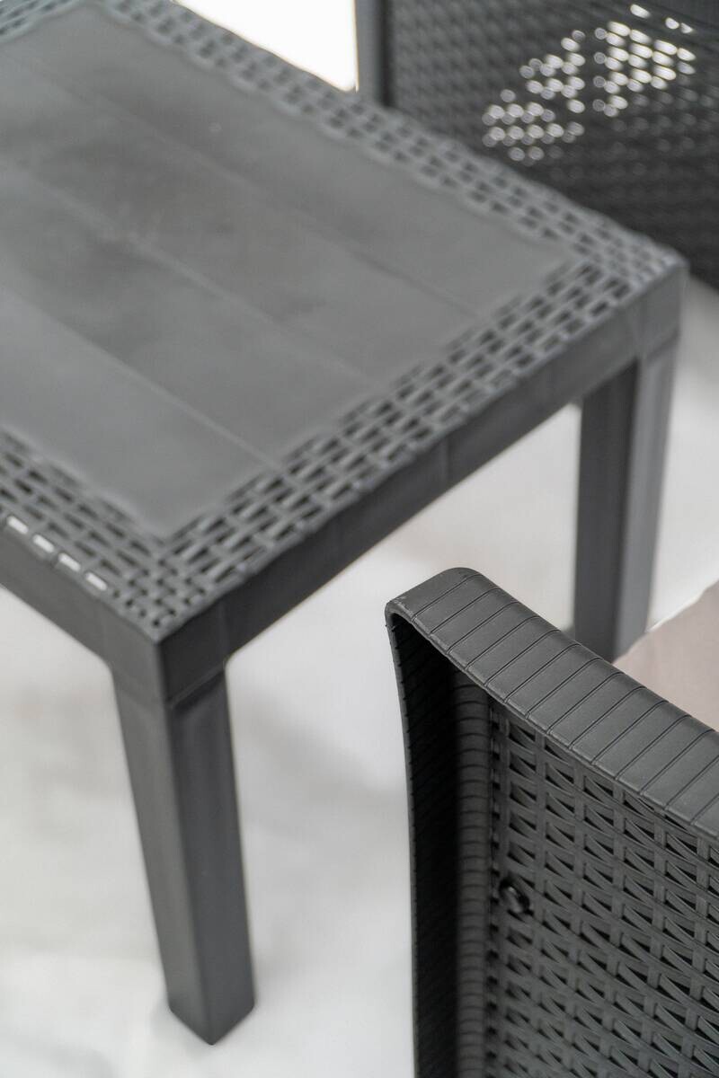 ProGarden Loungeset Forest anthrazit Polypropylen