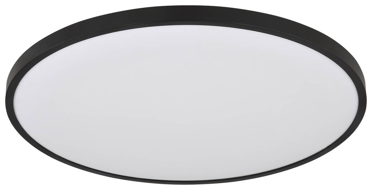 GLOBO Deckenleuchte mattschwarz Opal Kunststoff H/D: ca. 4x40 cm 1 Brennstellen