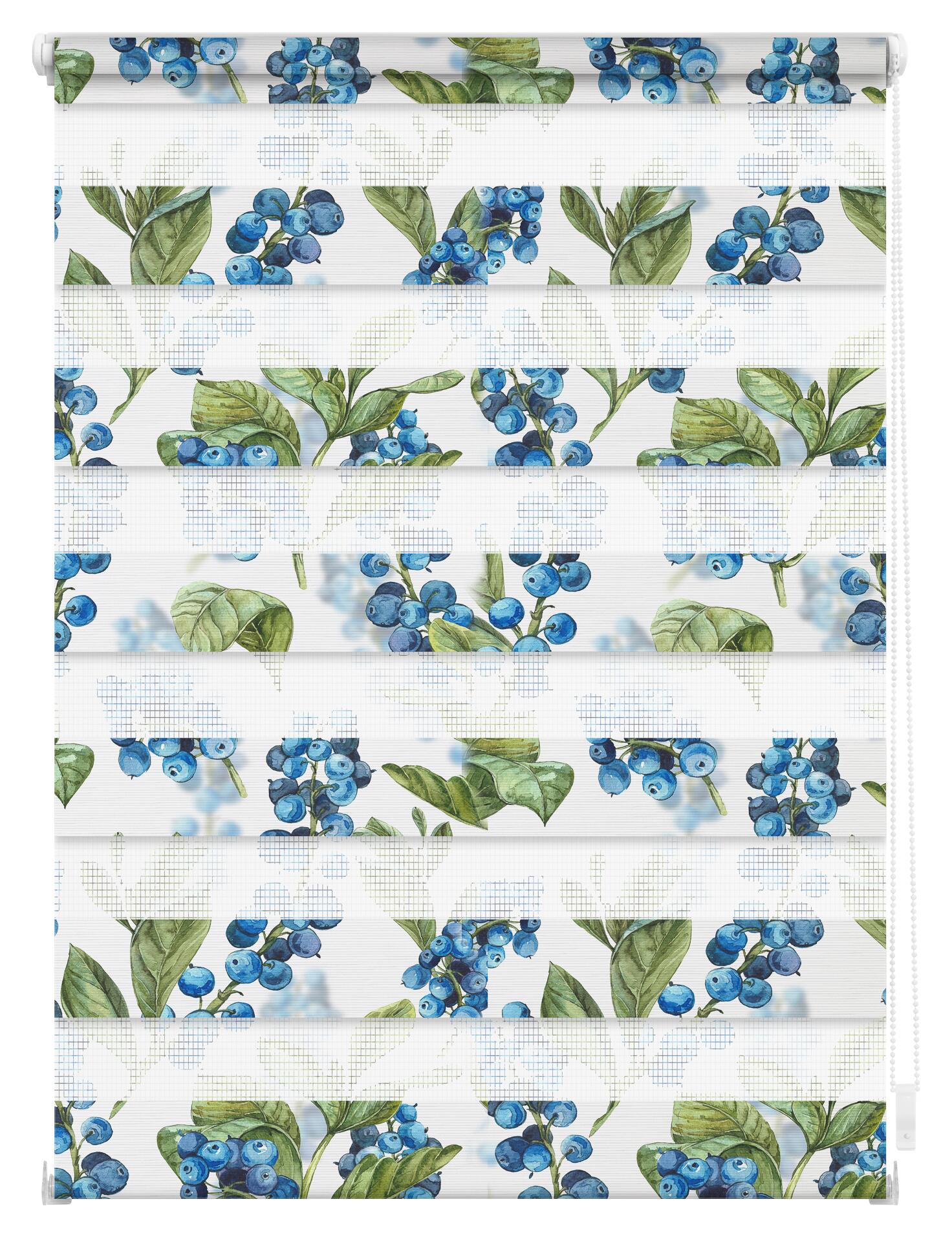 LICHTBLICK Doppelrollo Duo Heidelbeere grün B/T: ca. 90x150 cm