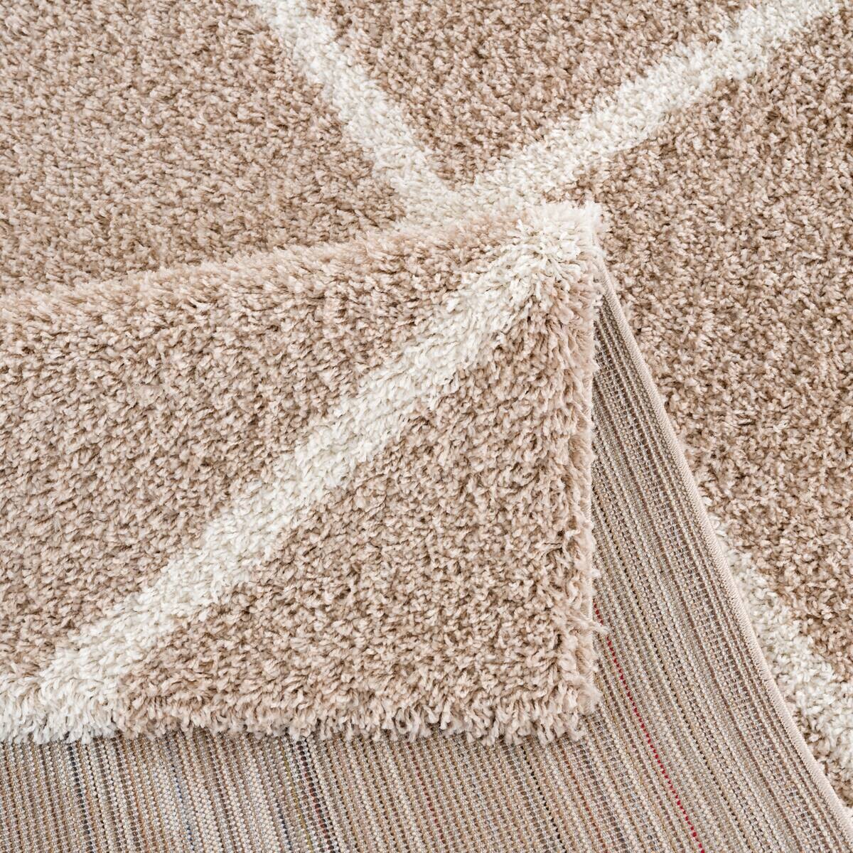 Sanat Hochflorteppich MADRID beige B/L: ca. 200x290 cm