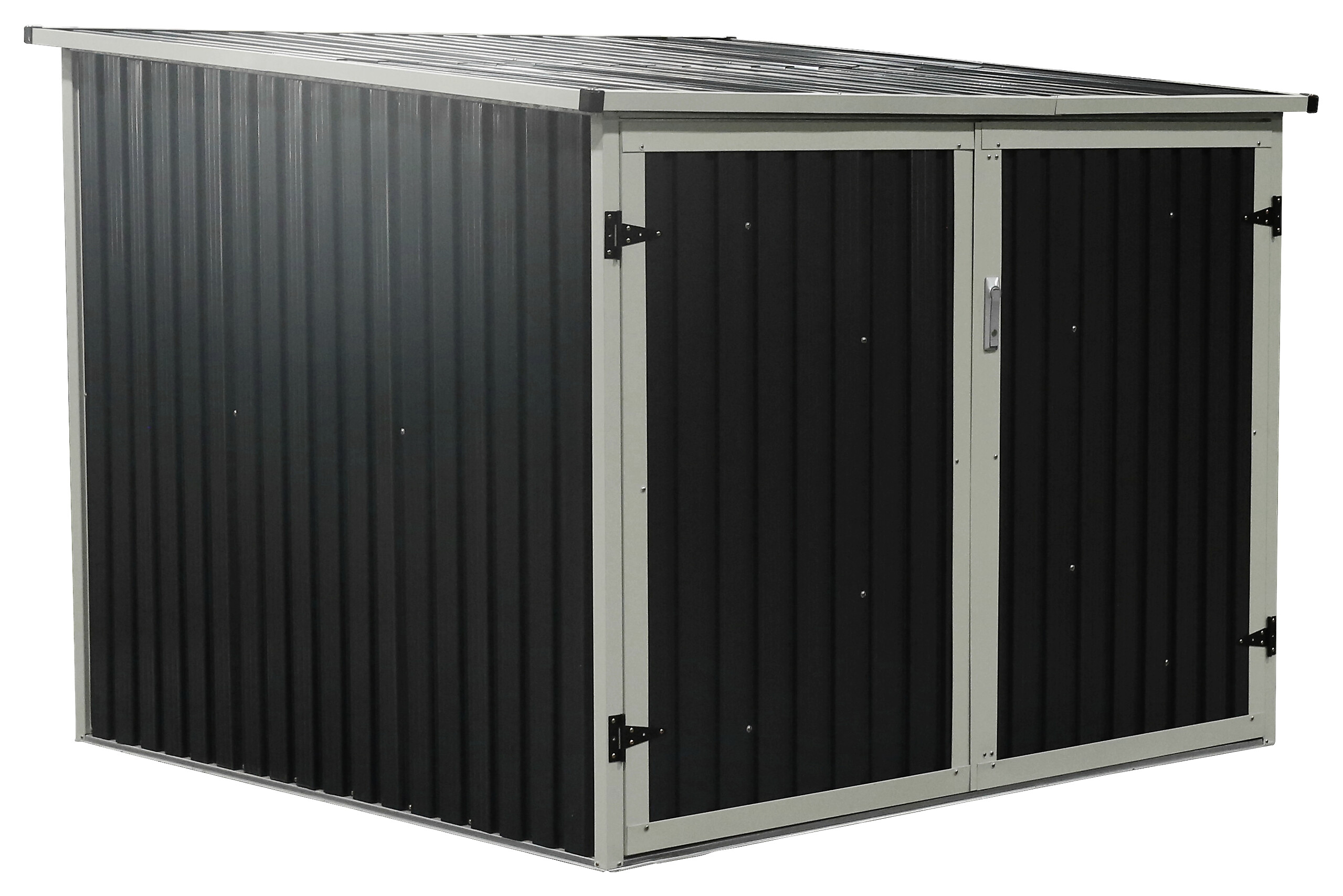 Westmann Fahrradgarage Gartenbox anthrazit anthrazit B/H/L: ca. 203x158x200 cm