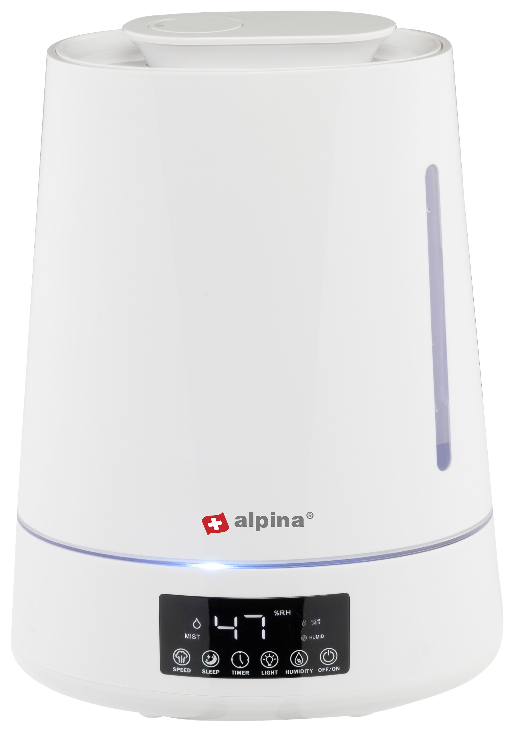 alpina Luftbefeuchter weiß B/H/L: ca. 16x33x25 cm