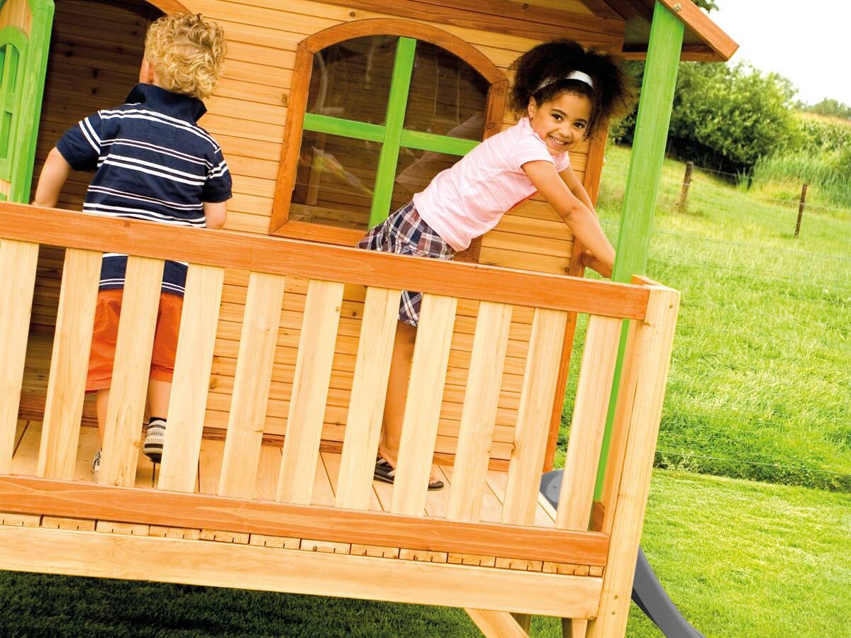 AXI Spielhaus Stef braun B/H/L: ca. 349x233x212 cm