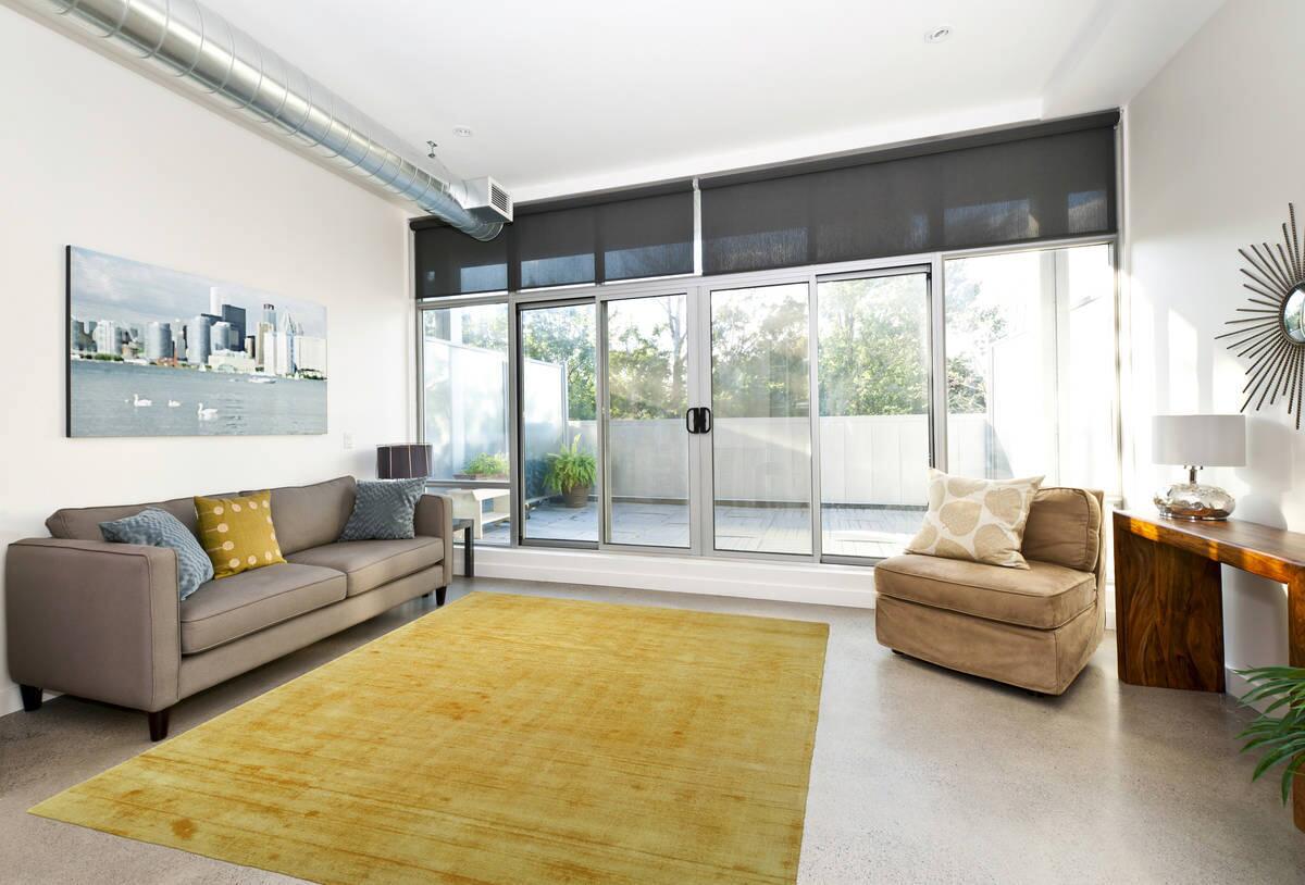 360Living Teppich Luxury gelb B/L: ca. 80x150 cm