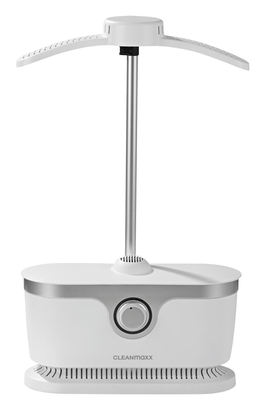 CLEANmaxx Hemden-/Blusenbügler 384 weiß silber Nylon Edelstahl Kunststoff B/H/L: ca. 16x100x58 cm