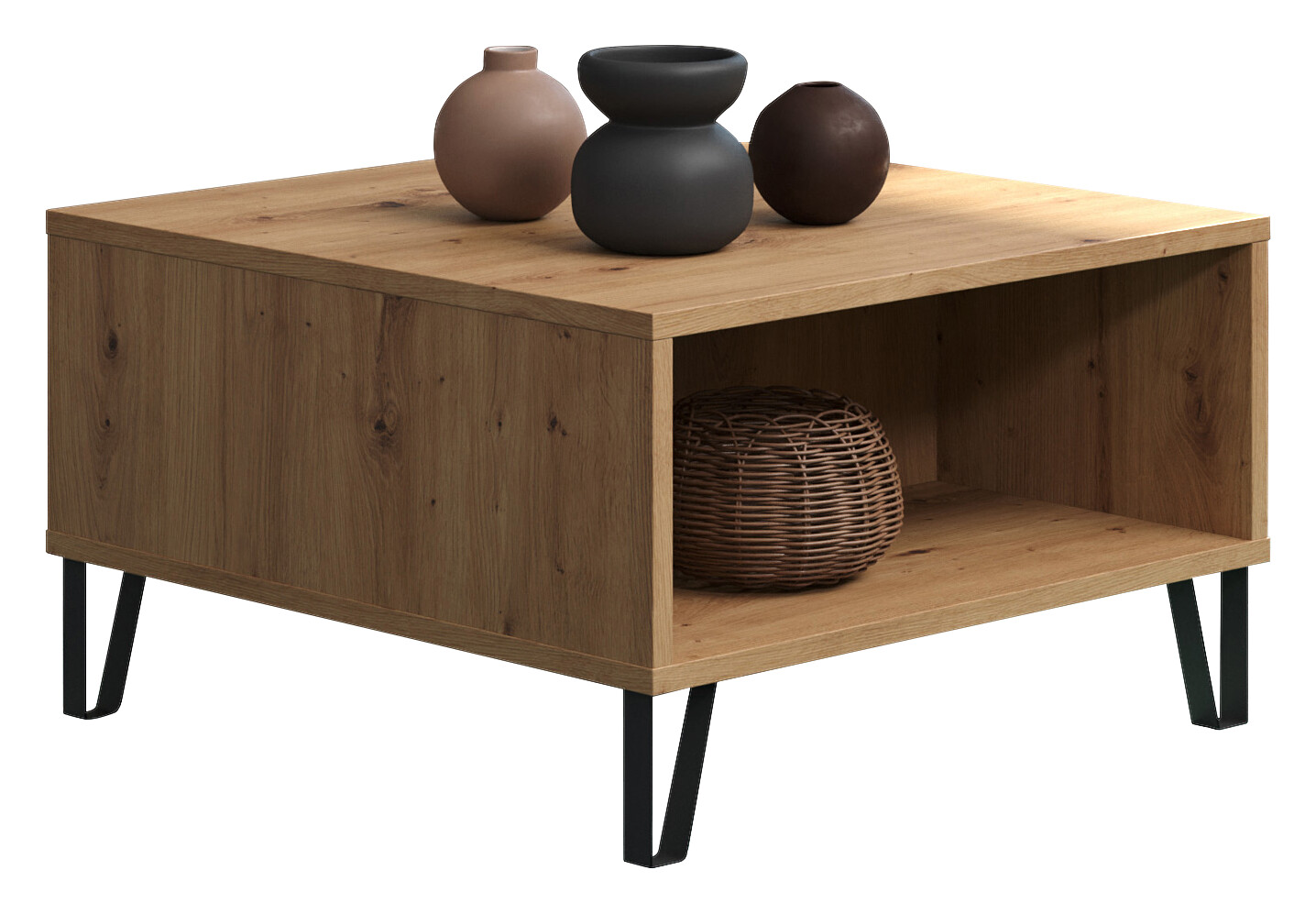 Trendteam Couchtisch Touch Eiche Artisan B/H/T: ca. 60x37x60 cm