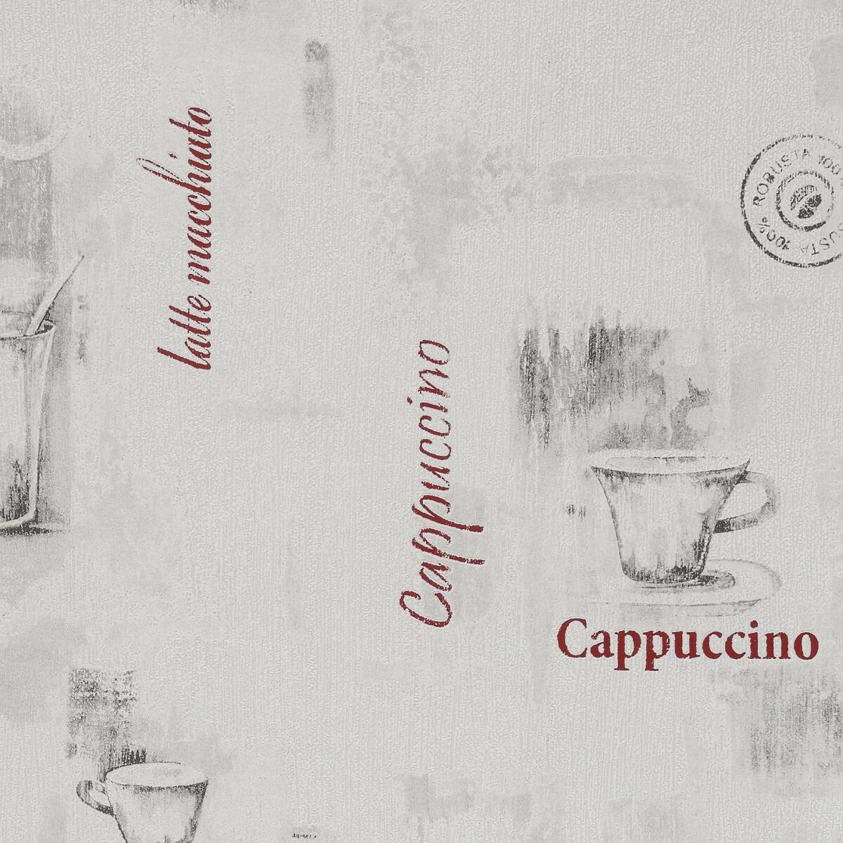 Vliestapete Kaffee grau B/L: ca. 53x1005 cm