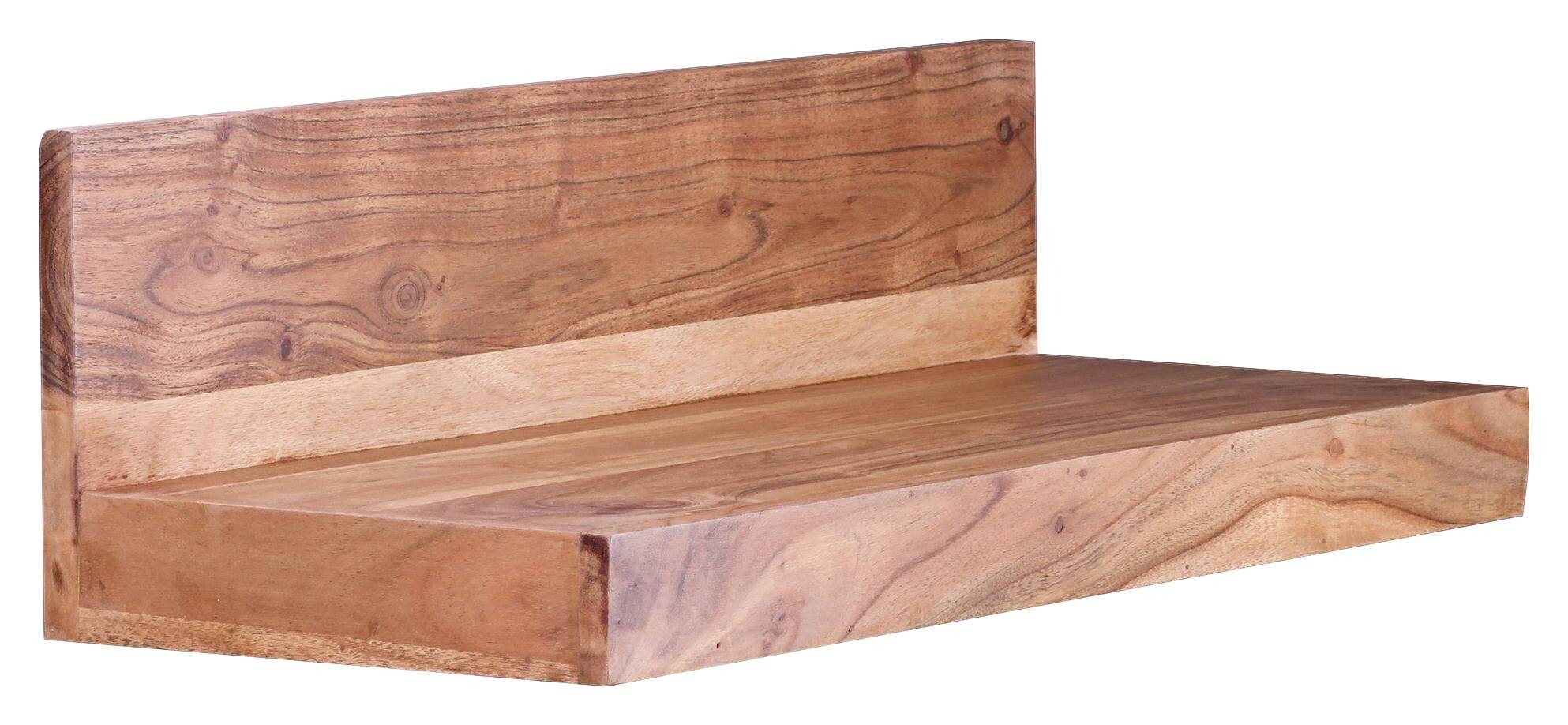 Wandregal natur B/H/T: ca. 60x17x23 cm