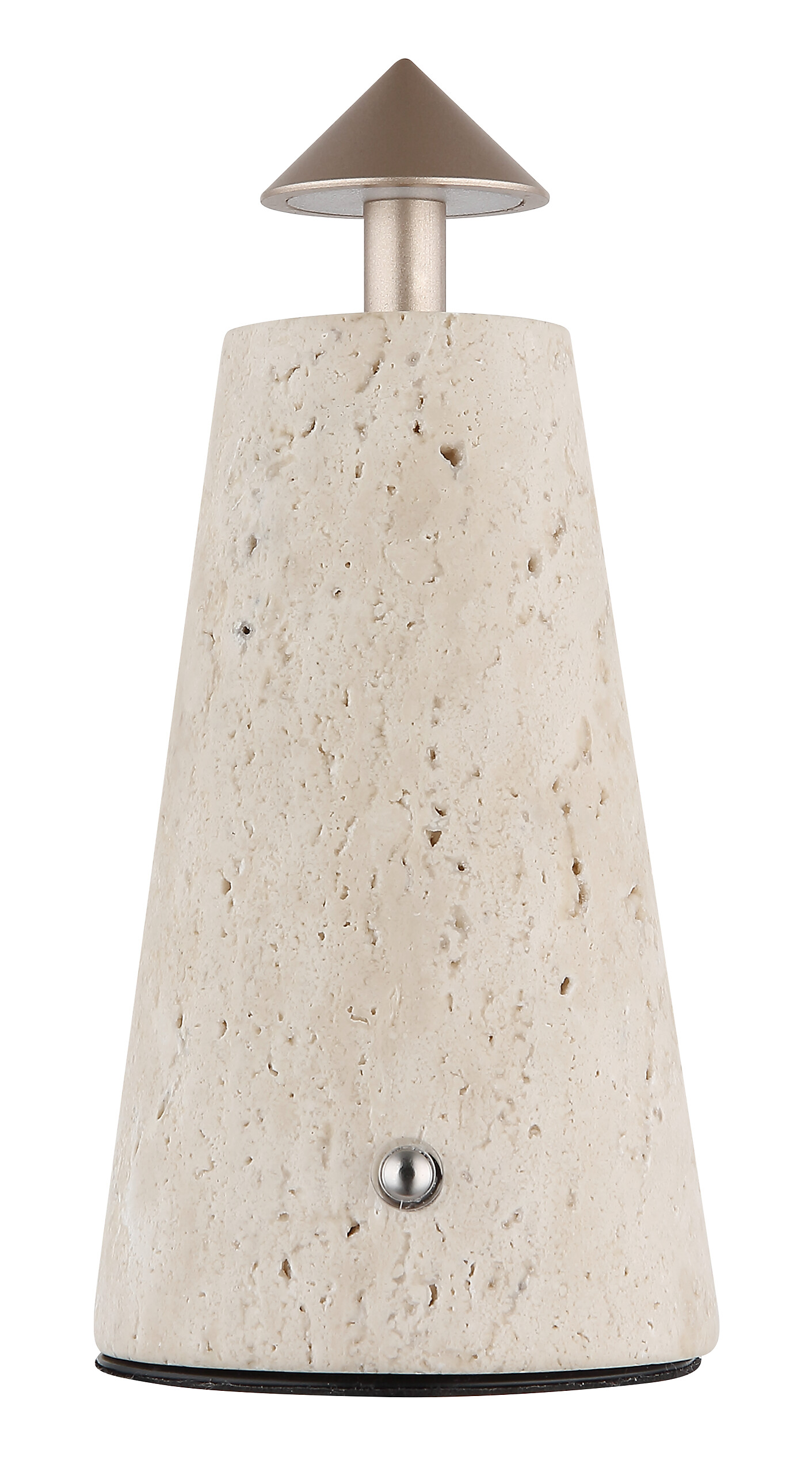 GLOBO LED-Tischleuchte Cappuccino grau schwarz Stein Metall Kunststoff H/D: ca. 19x9 cm 1 Brennstellen