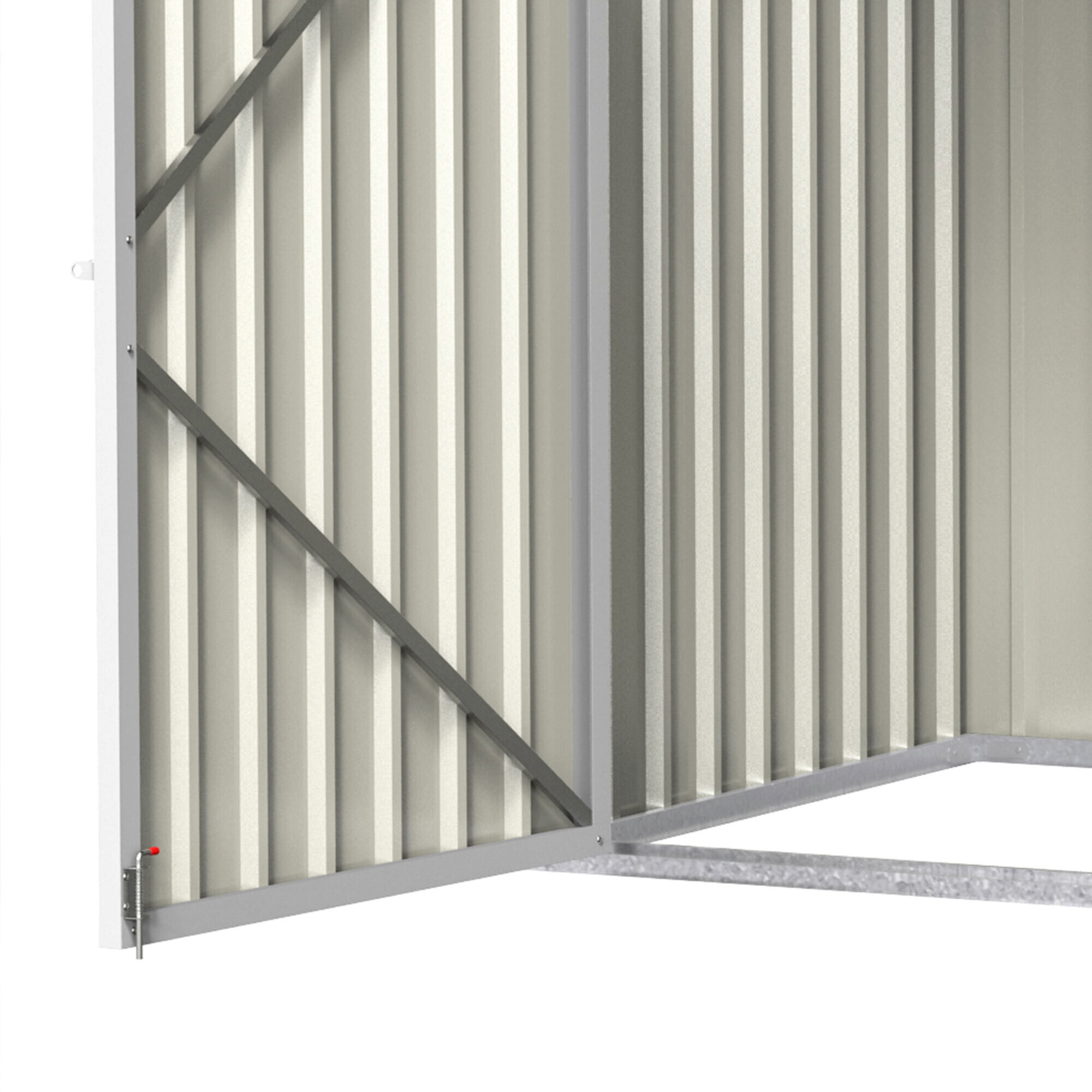 Outsunny Mülltonnenbox grün B/H/L: ca. 105x129x178 cm