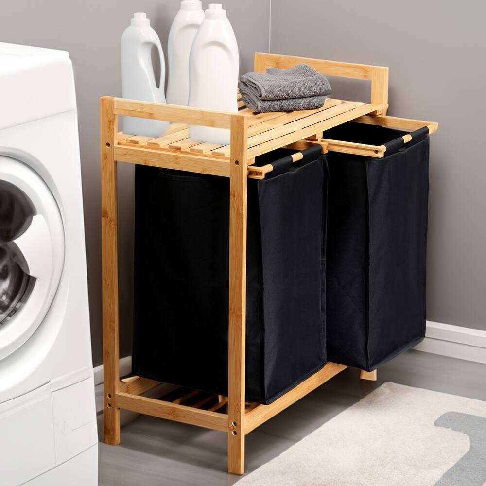 Kesper Wäschesammler natur Polyester B/H/L: ca. 33x73x64 cm