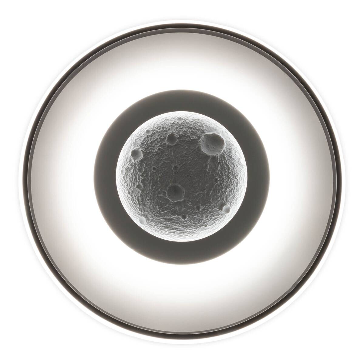 Näve Leuchten Deckenleuchte weiß Metall Kunststoff B/H/T: ca. 50x6x50 cm null 3 Brennstellen