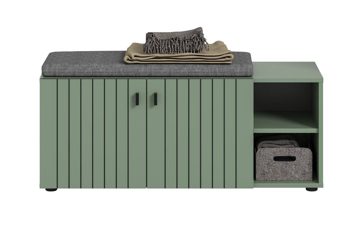 Sitzbank STATION grün B/H/T: ca. 106x43x37 cm