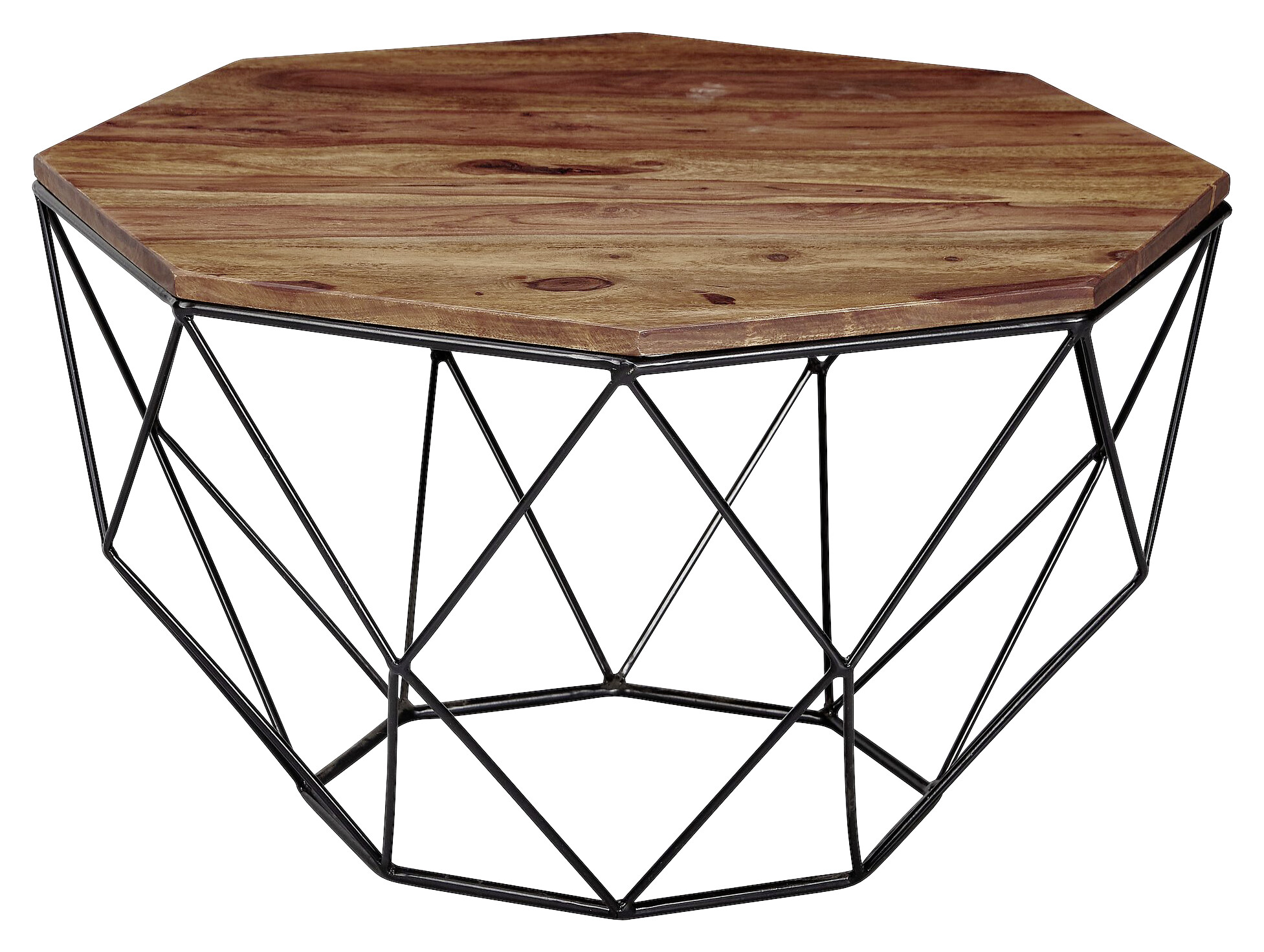 Wohnling Couchtisch braun B/H/T: ca. 66x40x66 cm