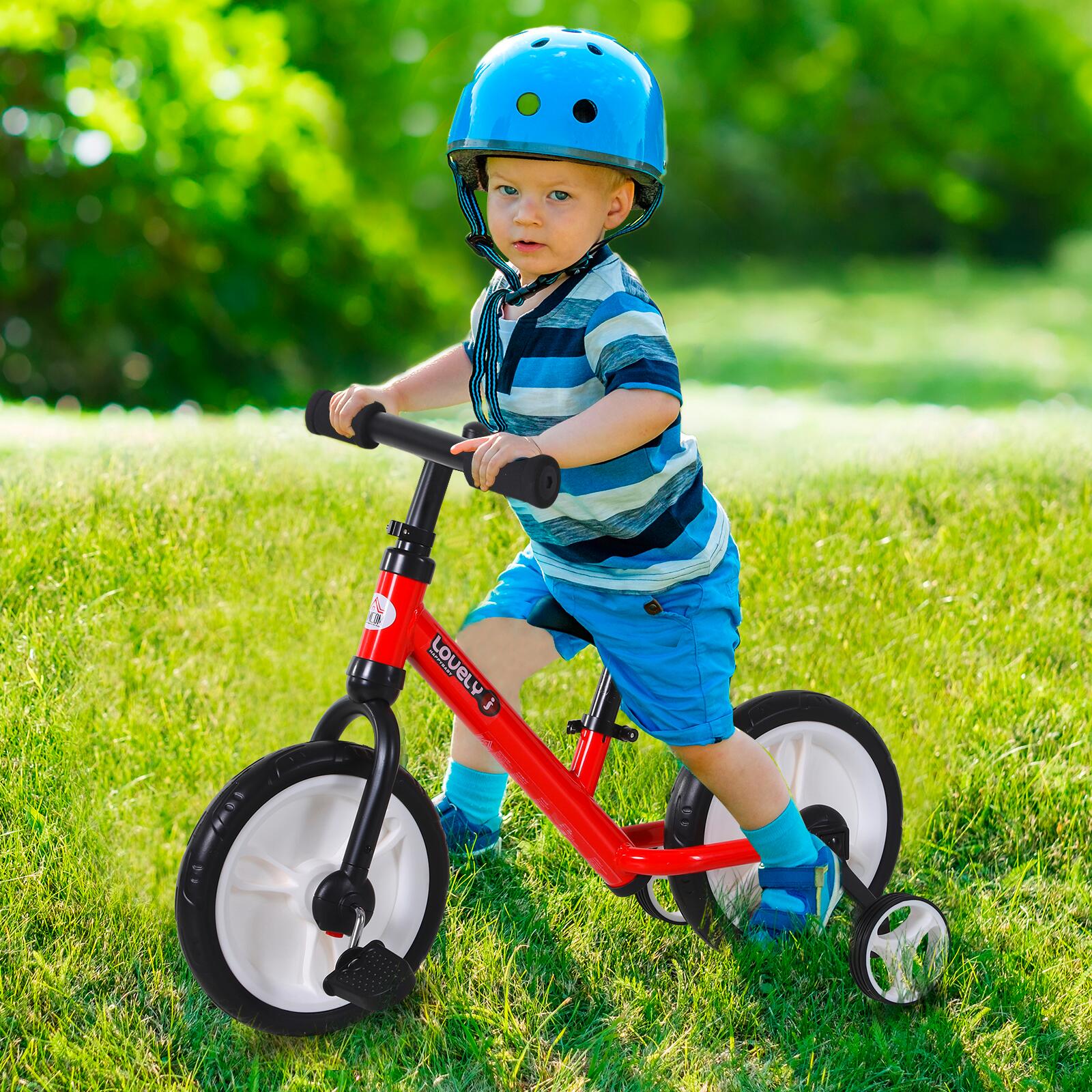 HOMCOM Kinderrad rot B/H/L: ca. 36x54x85 cm