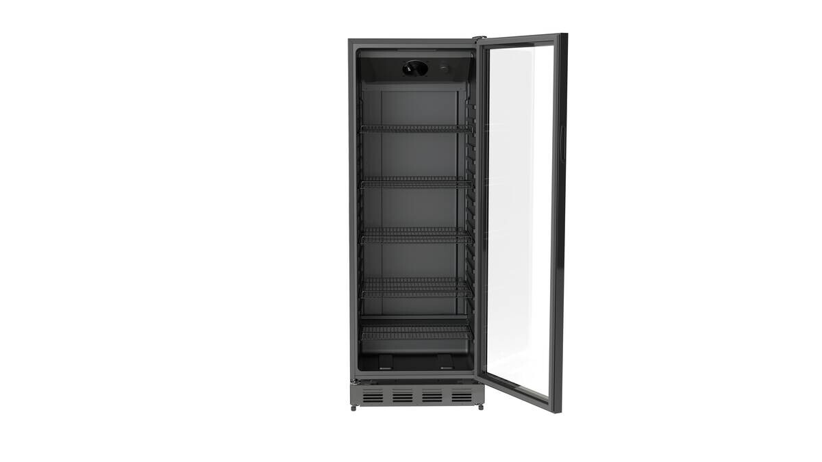 POCOline Kühlschrank GTK164-358CS schwarz B/H/T: ca. 60x164x66 cm
