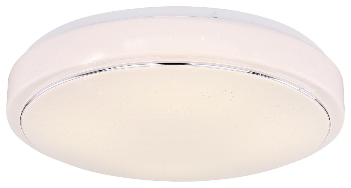 GLOBO Deckenleuchte Kalle weiß Opal Kunststoff Acryl H/D: ca. 8x38 cm