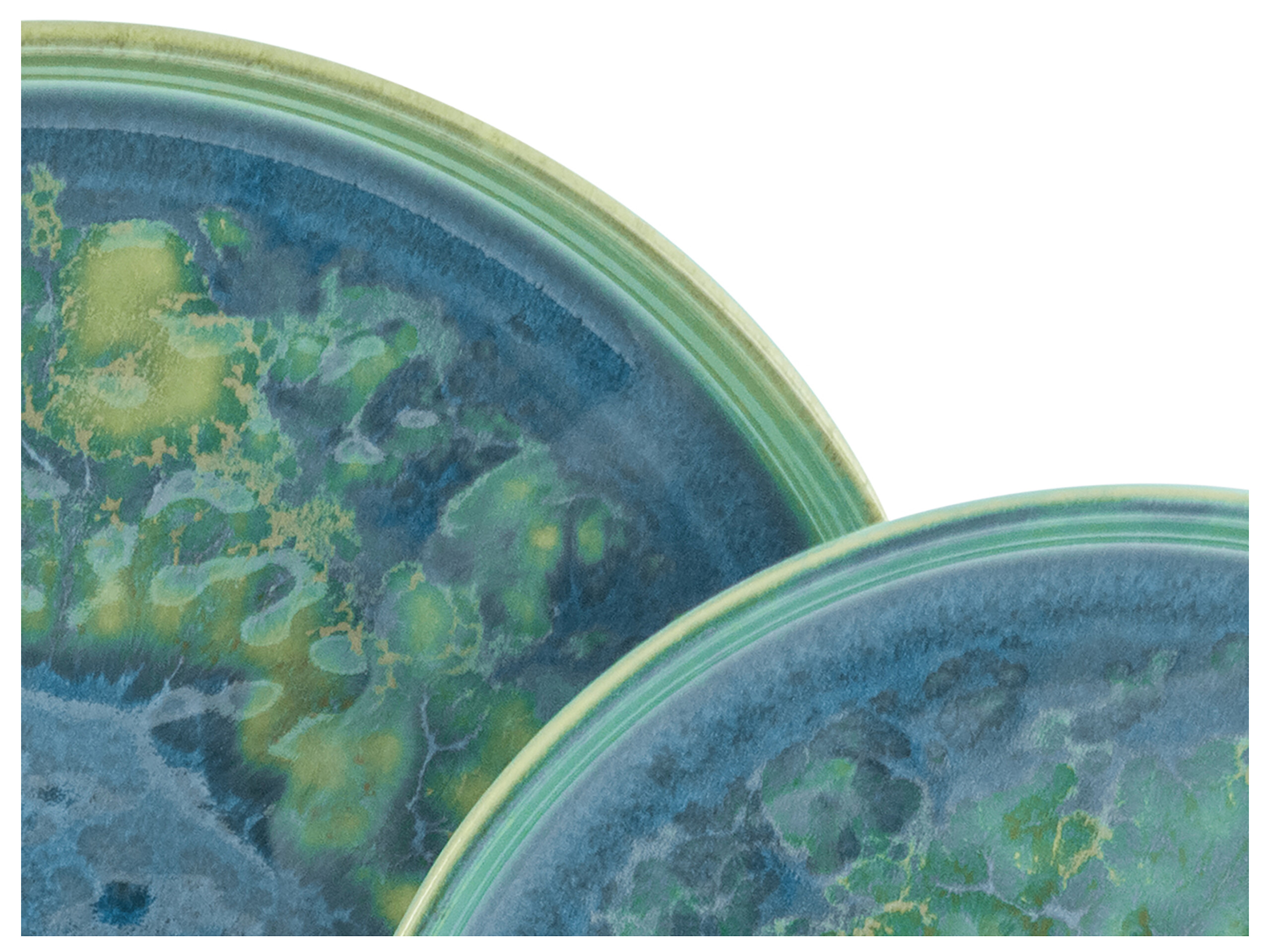 CreaTable Tafelservice Yuki grün Steinzeug 8 tlg.