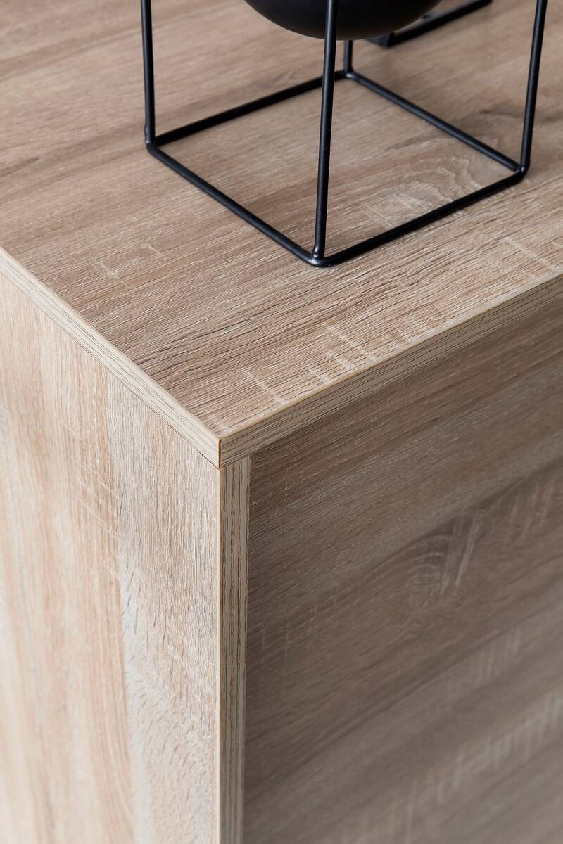 Schuhschrank Eiche Sonoma Nachbildung B/H/T: ca. 100x108x37,5 cm