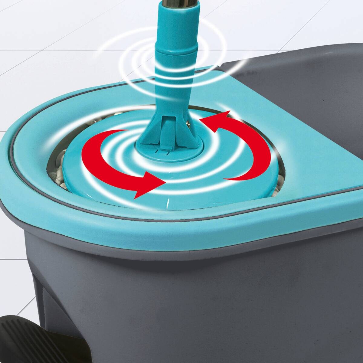 CLEANmaxx Wischmoppset türkis