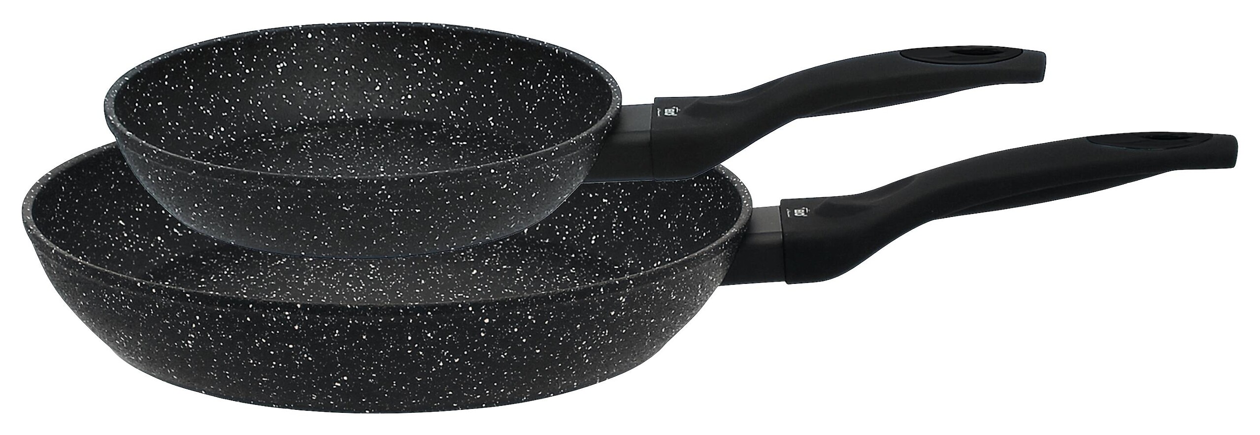 ELO Pfannenset schwarz Aluminium 2 tlg.