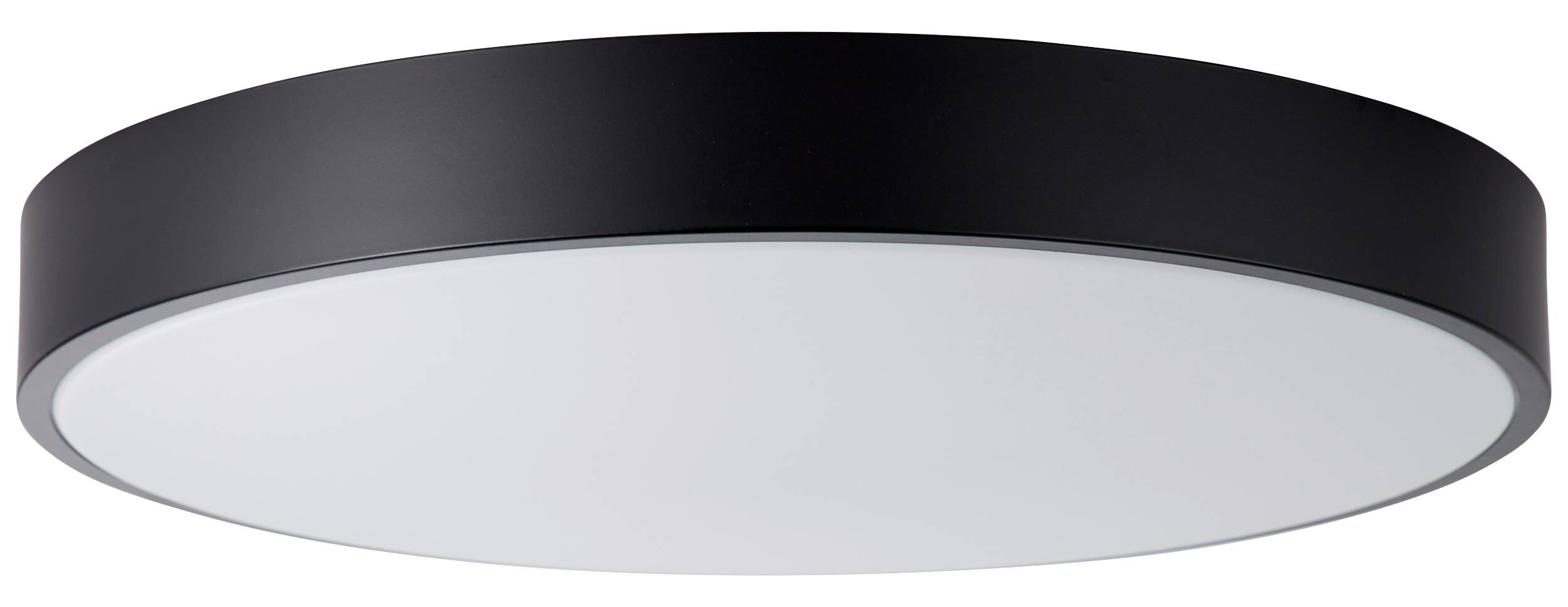 Brilliant Deckenleuchte Slimline G97014/76 schwarz weiß Metall Kunststoff H/D: ca. 8,5x49 cm