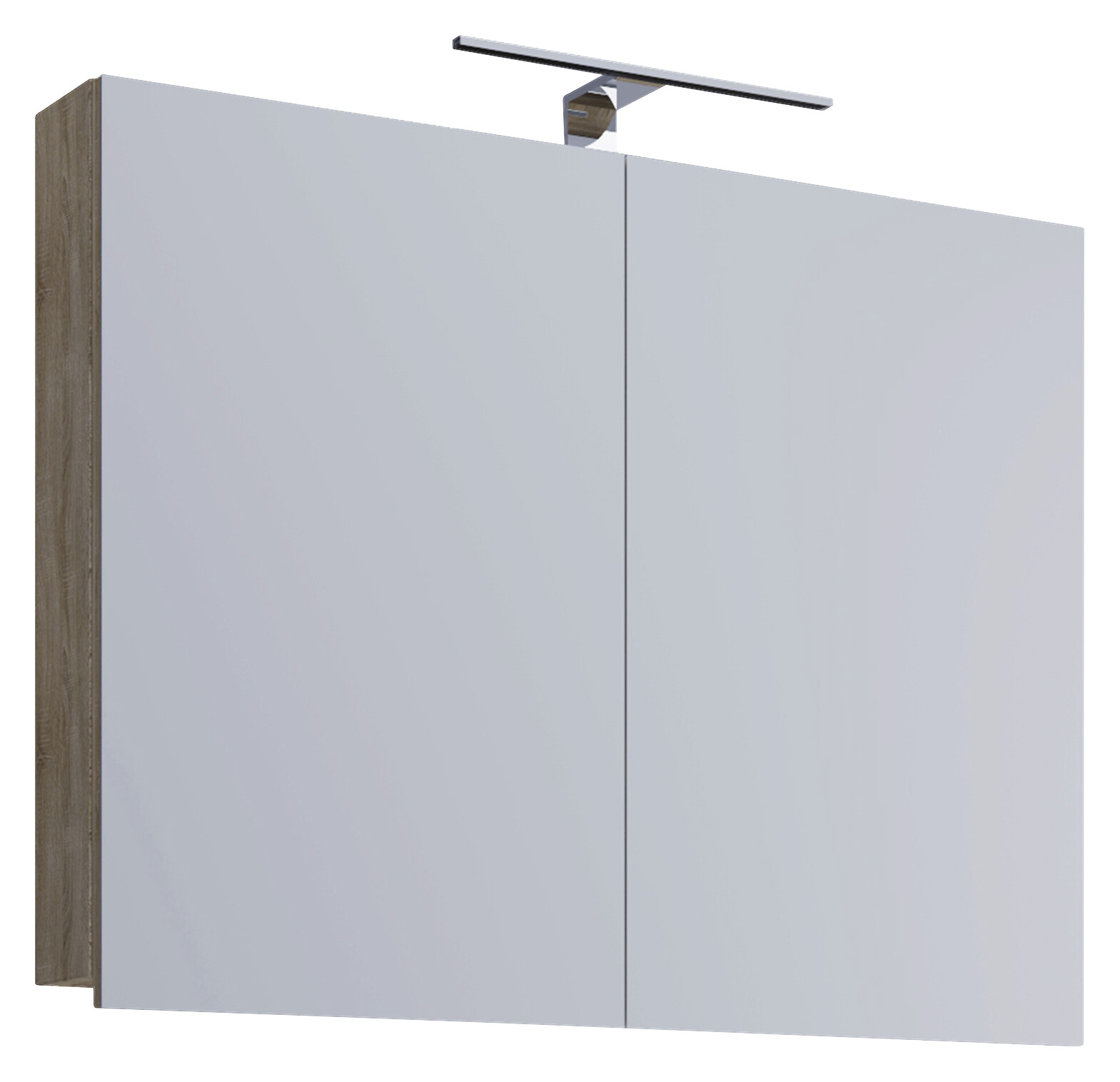 Spiegelschrank Badinos Eiche Sonoma Nachbildung B/H/T: ca. 80x62x12 cm