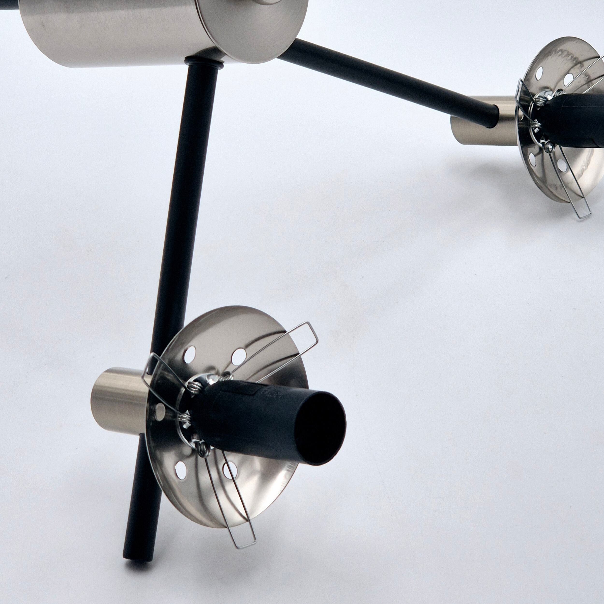 Lamkur Deckenleuchte Lilou Chrom Glas Stahl B/H/L: ca. 54x53x54 cm E14 6 Brennstellen