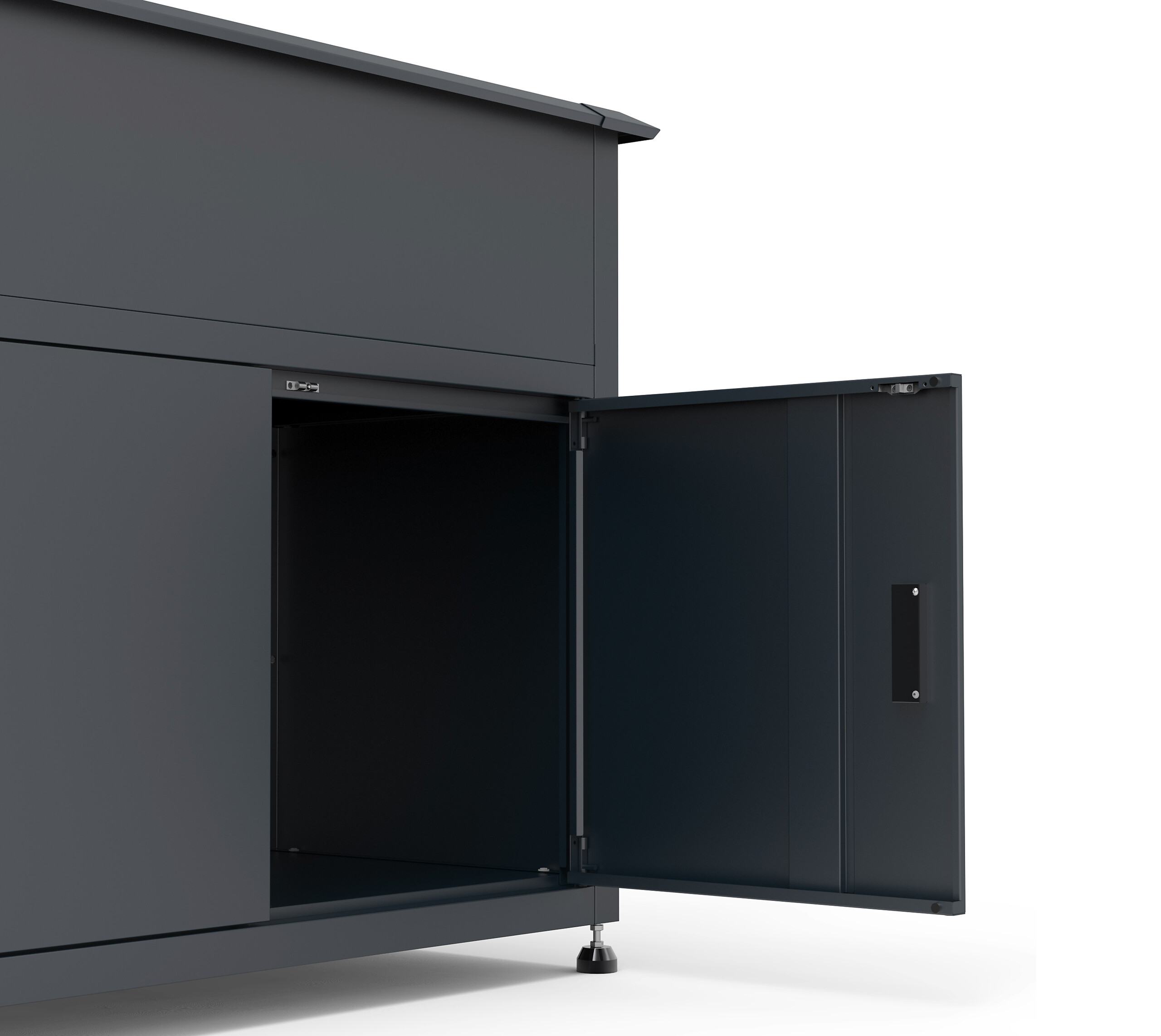 Westmann Hochbeet Plexa anthrazit Metall B/H/L: ca. 100x85x50 cm