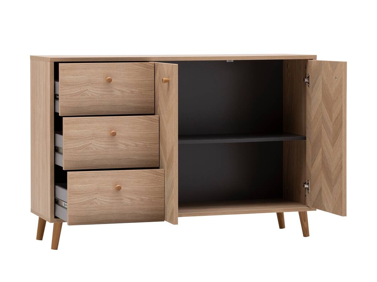 Sideboard Visby Eiche Nachbildung B/H/T: ca. 109x63,9x33,05 cm