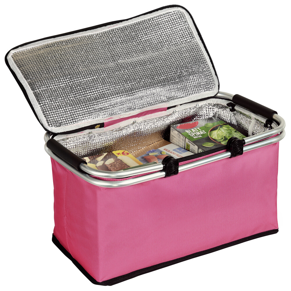 Kesper Einkaufskorb pink B/H/L: ca. 29x50x255 cm