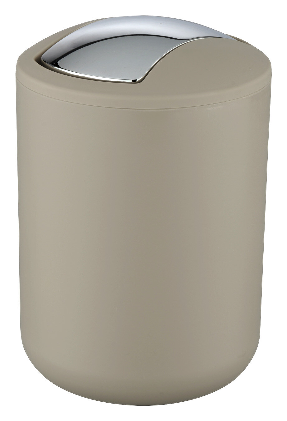 Schwingdeckeleimer taupe Kunststoff ca. 2 l