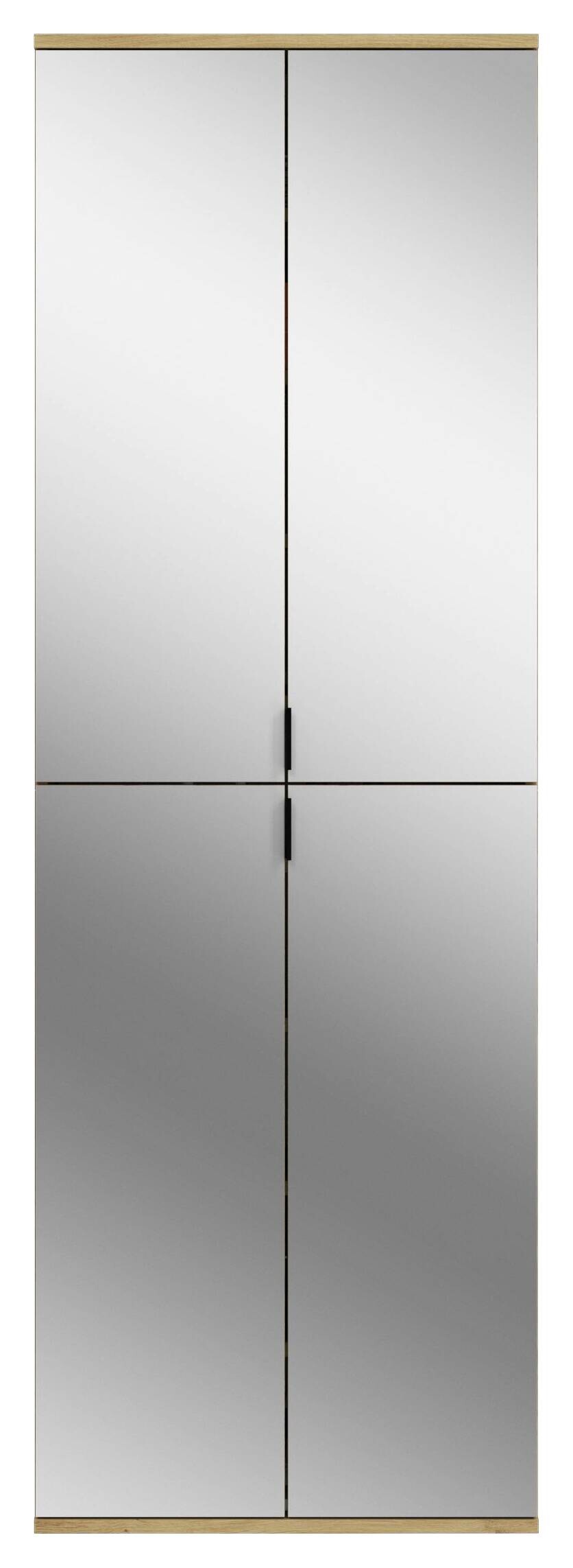 Garderobe PROJEKT Eiche Artisan Nachbildung Spiegel B/H/T: ca. 122x193x34 cm