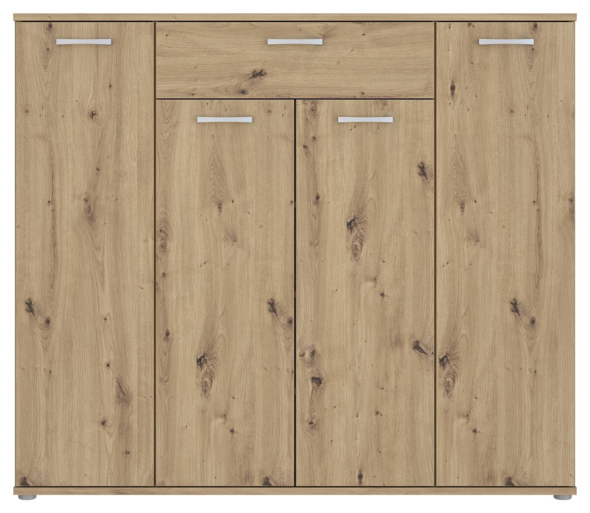 Kommode  Eiche Artisan Nachbildung B/H/T: ca. 139x121x35 cm