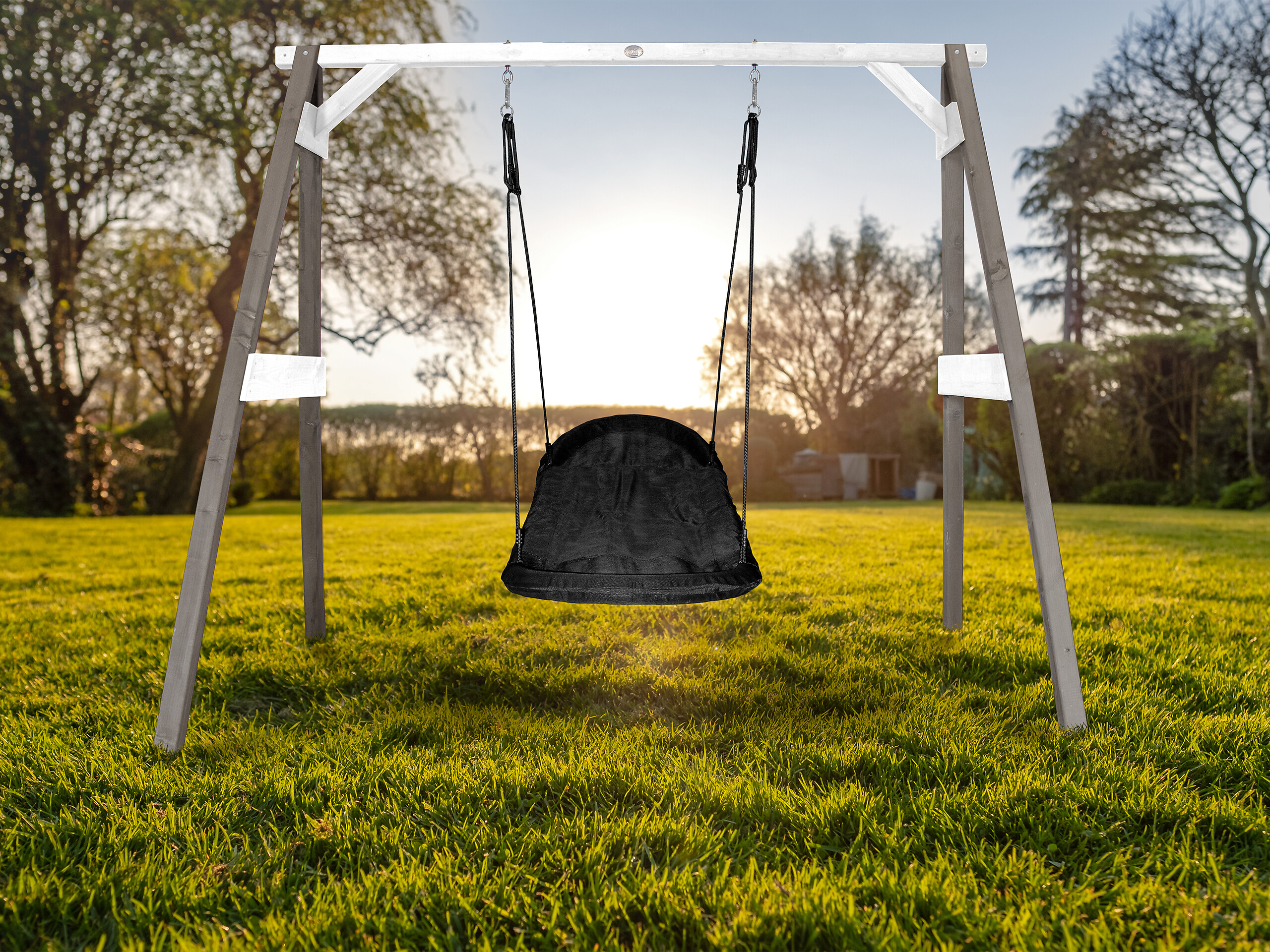 AXI Nestschaukel Roxy grau B/H/L: ca. 254x207x160 cm