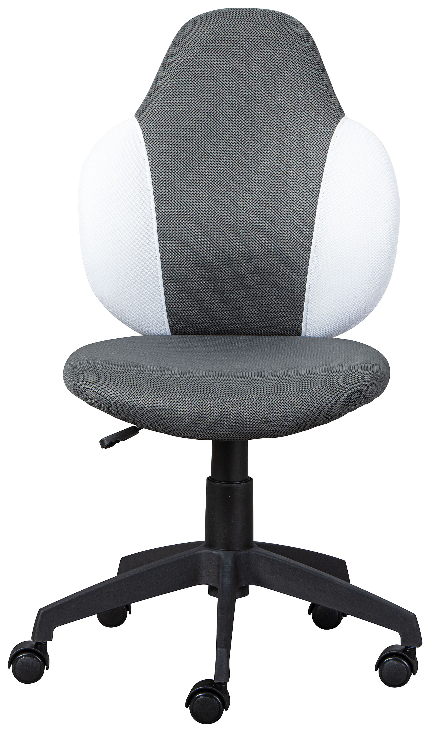 Drehstuhl Jessi dunkelgrau weiß