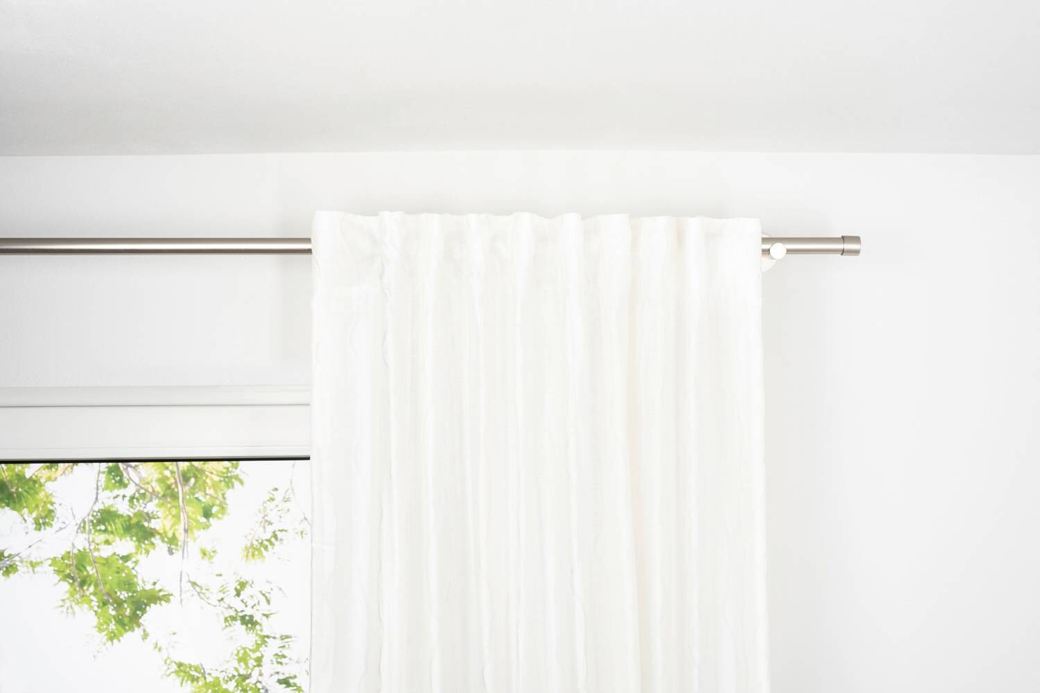 Kombivorhang 2er Pack Stream weiß B/L: ca. 135x245 cm