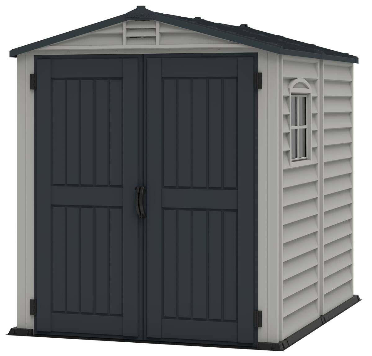 VCM Gerätehaus grau B/H/L: ca. 186x213x190 cm