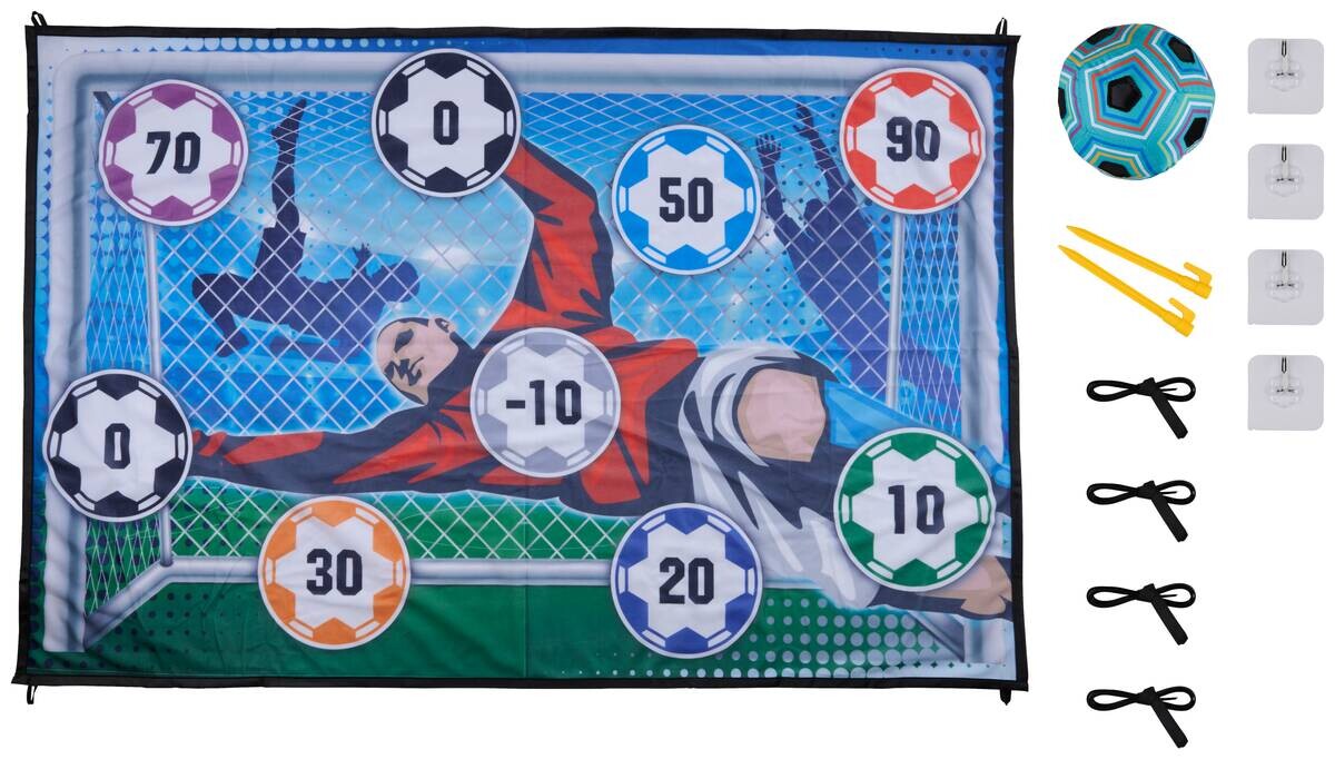 Eddy Toys Fußballtor Spielset mehrfarbig B/H/L: ca. 18,8x20x15,8 cm