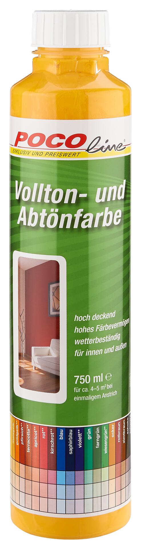 POCOline Vollton- und Abtönfarbe mais ca. 0,75 l