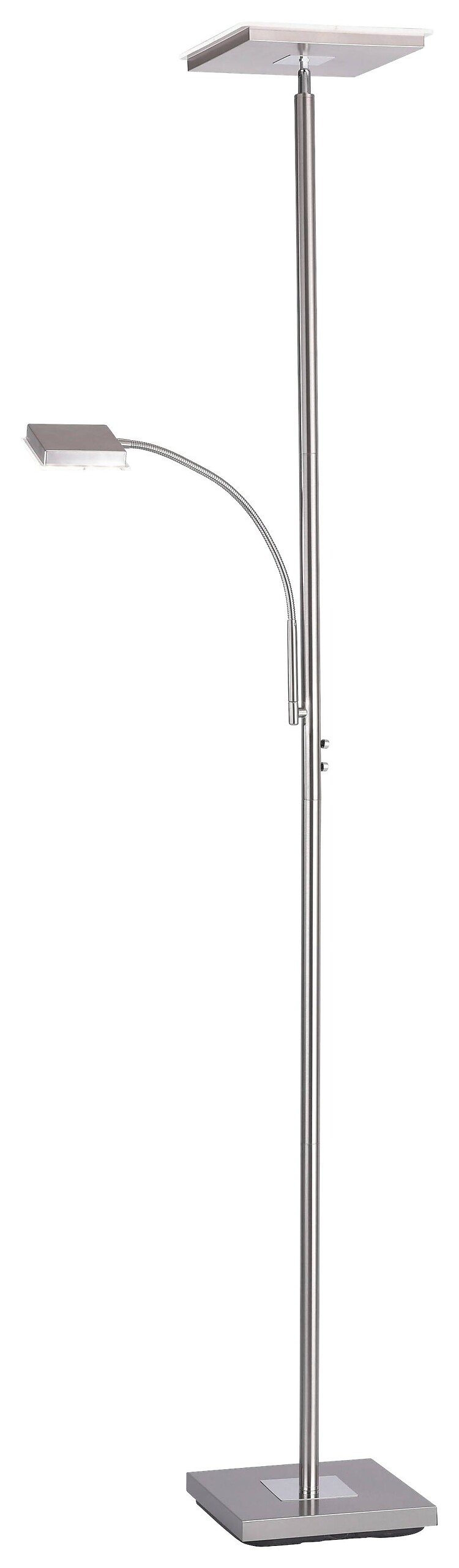 Just Light Deckenfluter Hans Stahl Metall H: ca. 190 cm