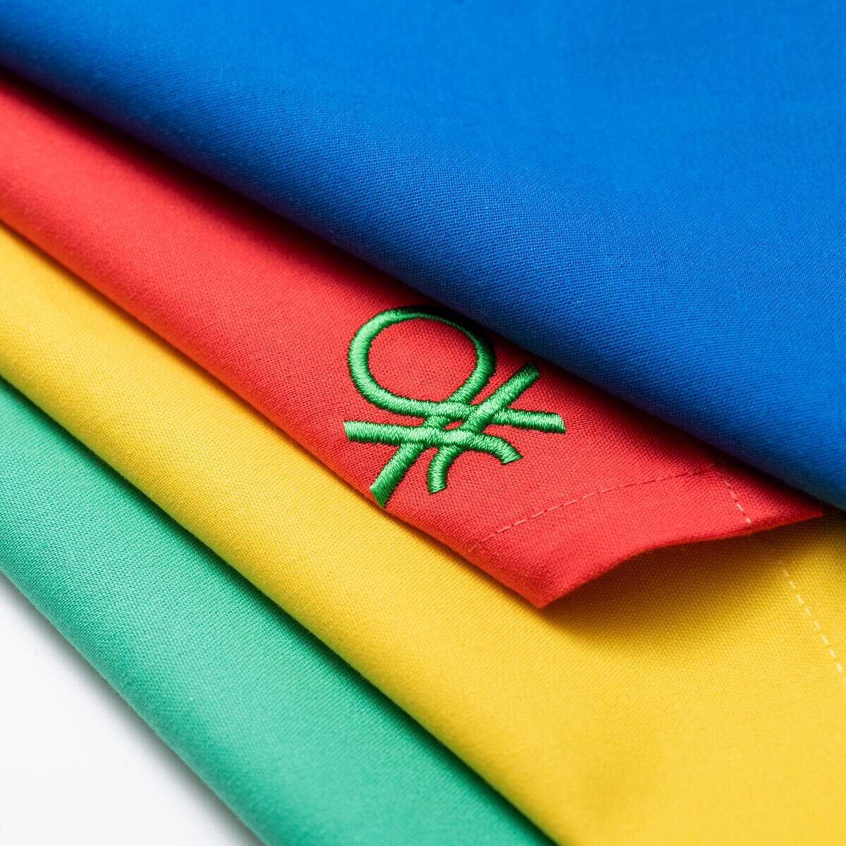 BENETTON Platzmattenset Rainbow multicolor Baumwolle B/L: ca. 30x45 cm